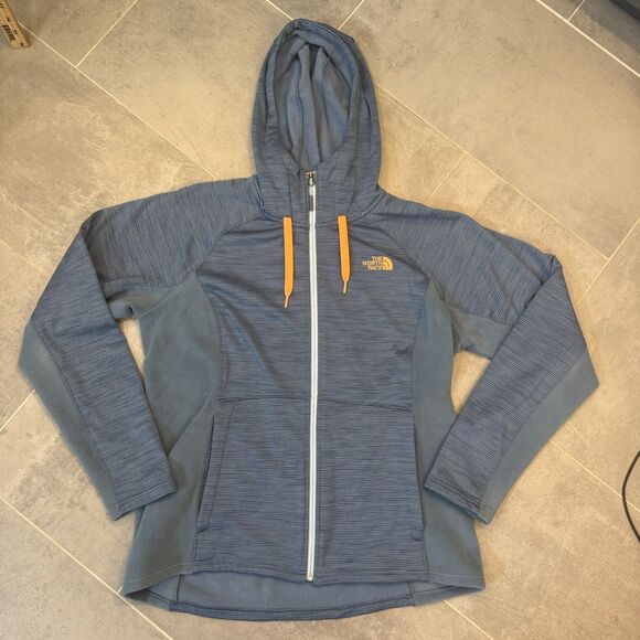 The North Face Women’s Mash Up Jacket Fleece Blue Neon Orange Size XL – EUC - Picture 9 of 14